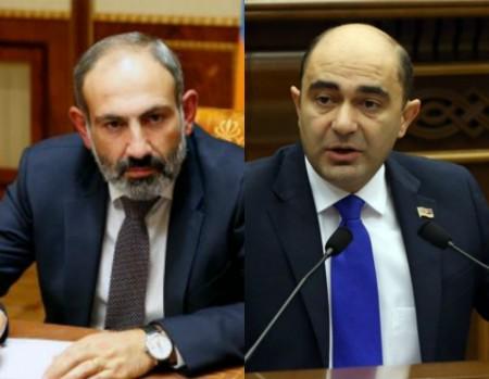 Նիկոլ Փաշինյանի ապտակը Էդմոն Մարուքյանին