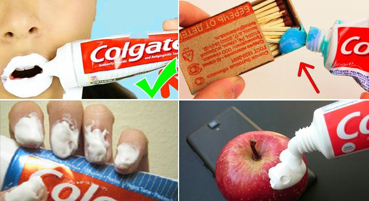 10 способов применения зубной пасты, о которых вы не знали